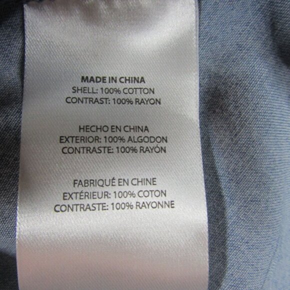 Hooey Women's Short Sleeve Pink Aztec Belted Denim Romper - Picture 4 of 4